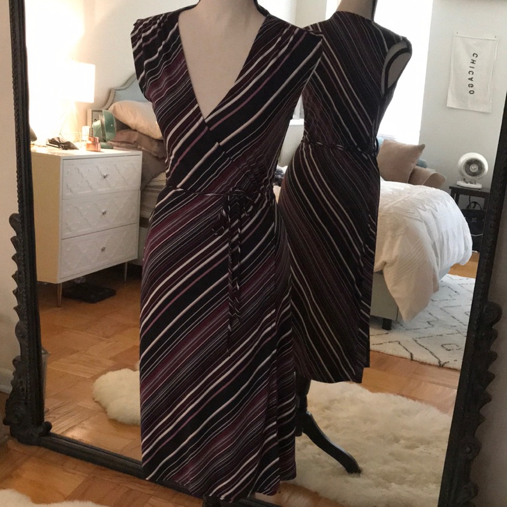 Jersey Matte wrap dress
